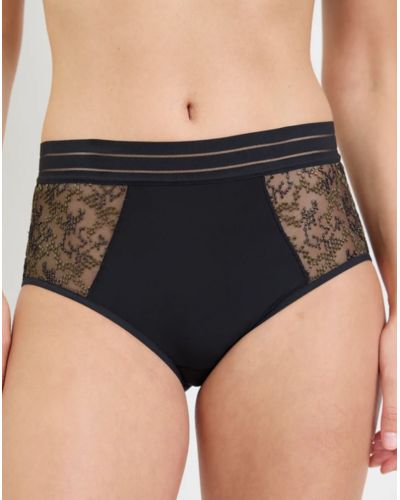 Culotte taille haute Maison Lejaby Nufit stardust (Noir)