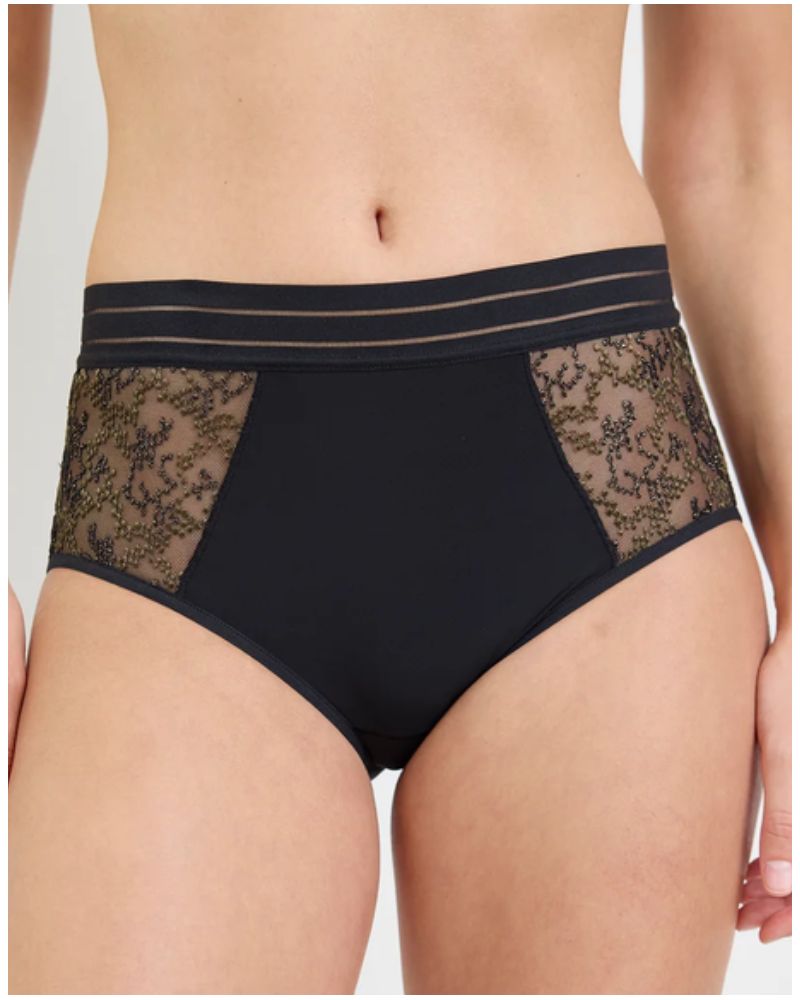 Culotte taille haute Maison Lejaby Nufit stardust (Noir)