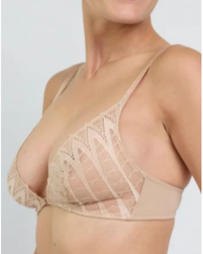 Soft triangle bra Maison Lejaby Dreamcatcher (Nougat)