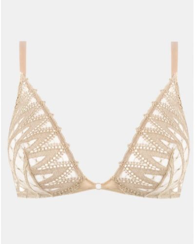 Soft triangle bra Maison Lejaby Dreamcatcher (Nougat)