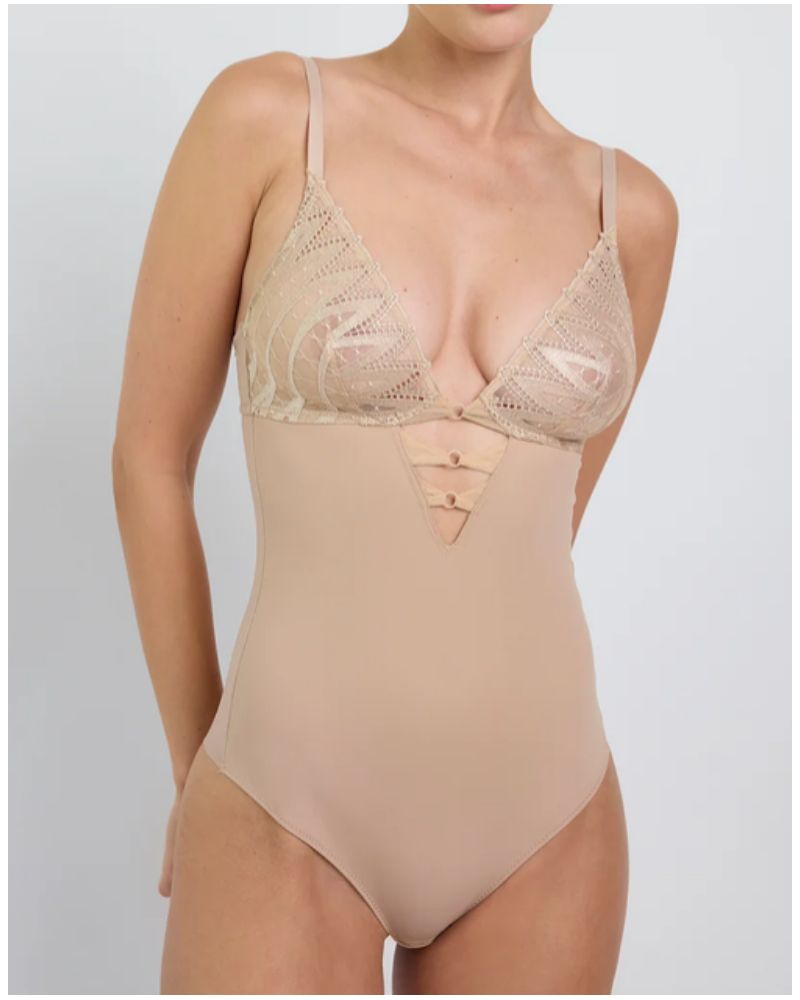 Body sans armature Maison Lejaby Dreamcatcher (Nougat)