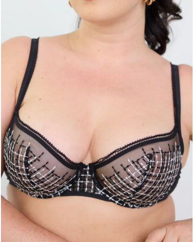 Sujetador corbeille Maison Lejaby Back in Black (Negro)