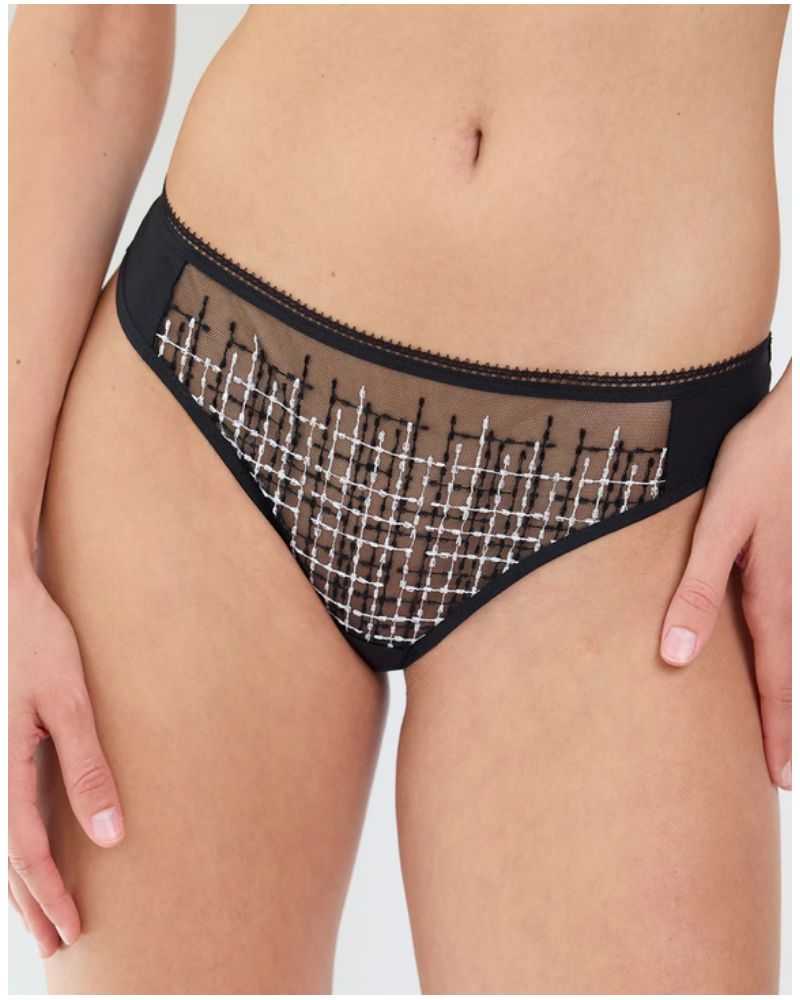 Tanga Maison Lejaby Back in Black (Negro)