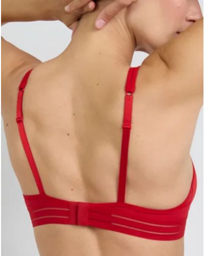 Sujetador Triángulo Maison Lejaby Nufit (Rouge passion)