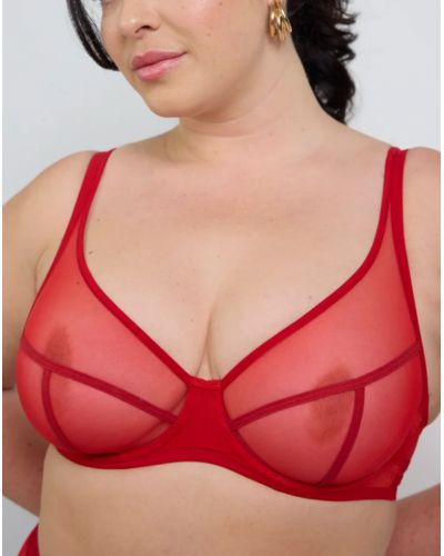 Underwired bra Maison Lejaby Nufit (Rouge passion)