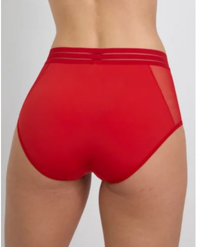 Braguita de talle alto Maison Lejaby Nufit (Rouge Passion)