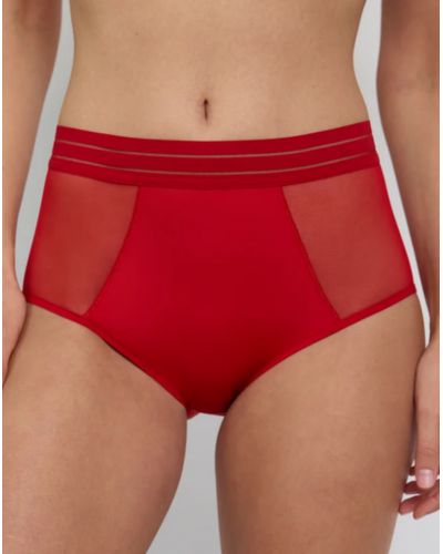 Braguita de talle alto Maison Lejaby Nufit (Rouge Passion)