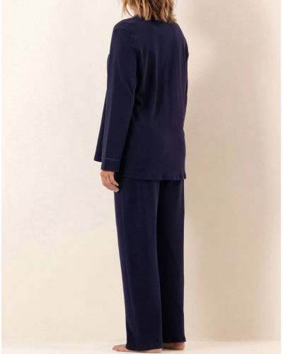 Pijama 100% algodón Interlock Le Chat Philo (Marine)
