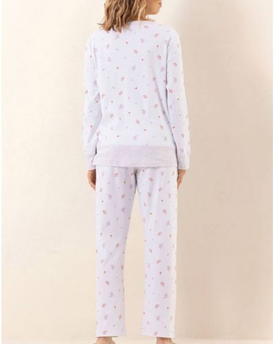 Pijama Interlock 100 % Algodón Le Chat Songe (Ciel)