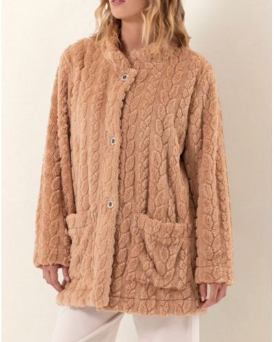 Long-Sleeve Buttoned Jacket Le Chat Essentiel (Beige)