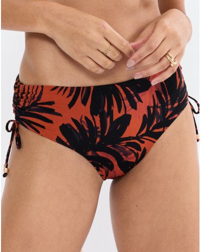 Calzoncillo de baño midi Triumph Summer Palm (Brown Dark Comb)