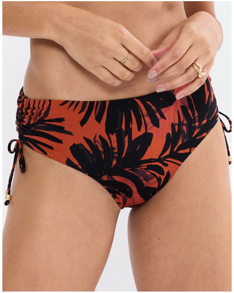 Slip de bain midi Triumph Summer Palm (Brown Dark Comb)