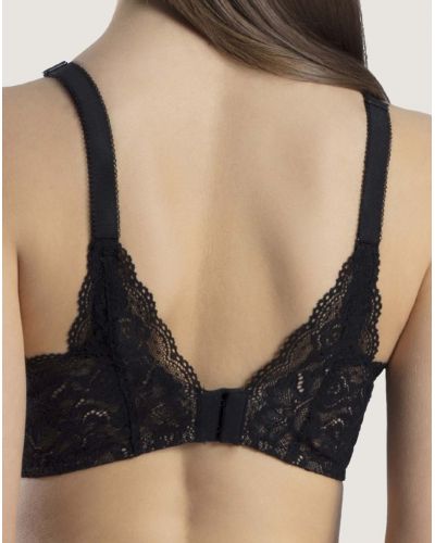 Soutien-gorge triangle plunge Aubade Rosessence (Noir)