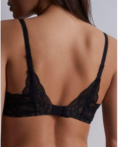 Soutien-gorge triangle plunge Aubade Rosessence (Noir)