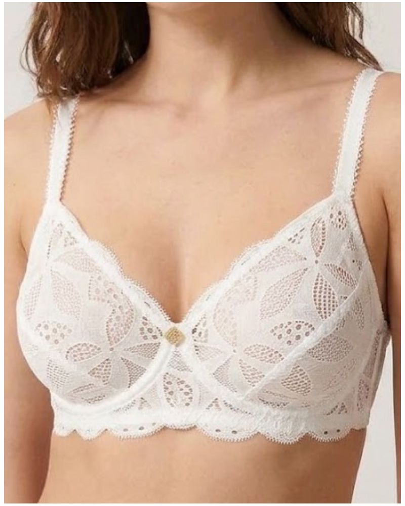 Soutien-gorge sans armature bien être Antigel Stricto Sensuelle (Blanc)