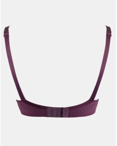 Three-part demi bra Maison Lejaby Wildflower (Petunia)