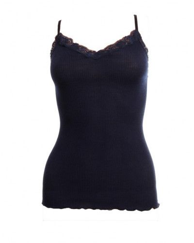 Tank Top wool and silk Oscalito 3408 (Bleu)