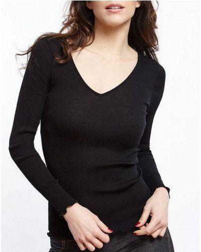 Camiseta Manga Larga Oscalito 3486 (Negro)