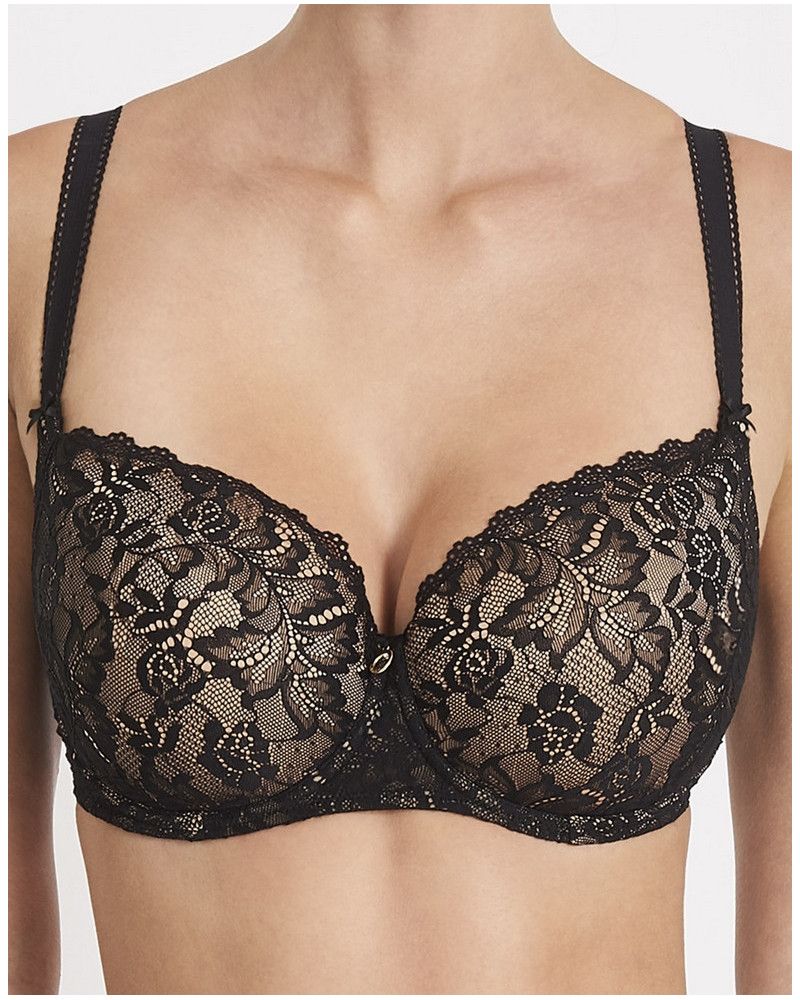 Padded demi-bra Aubade Rosessence