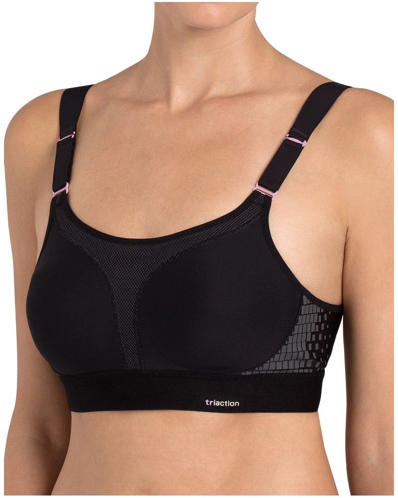 Sujetador deportivo Triumph Triaction Cardio Extreme Lite (Negro)