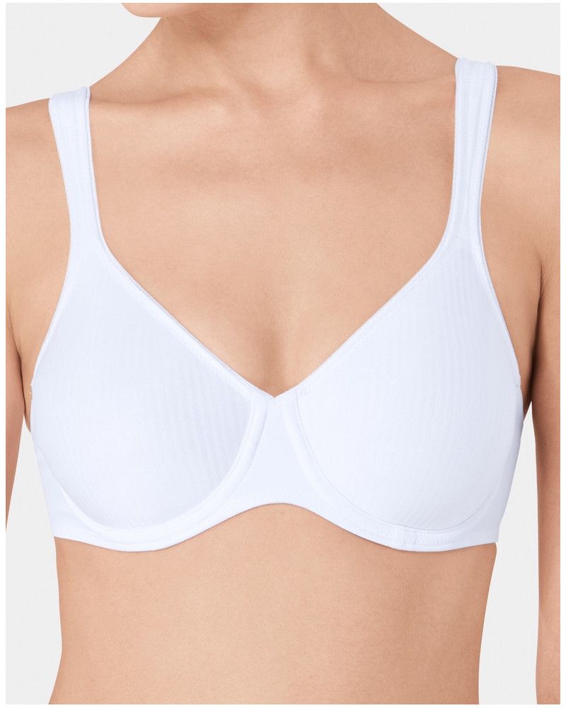 Underwired Triumph Modern Soft+Cotton (White)