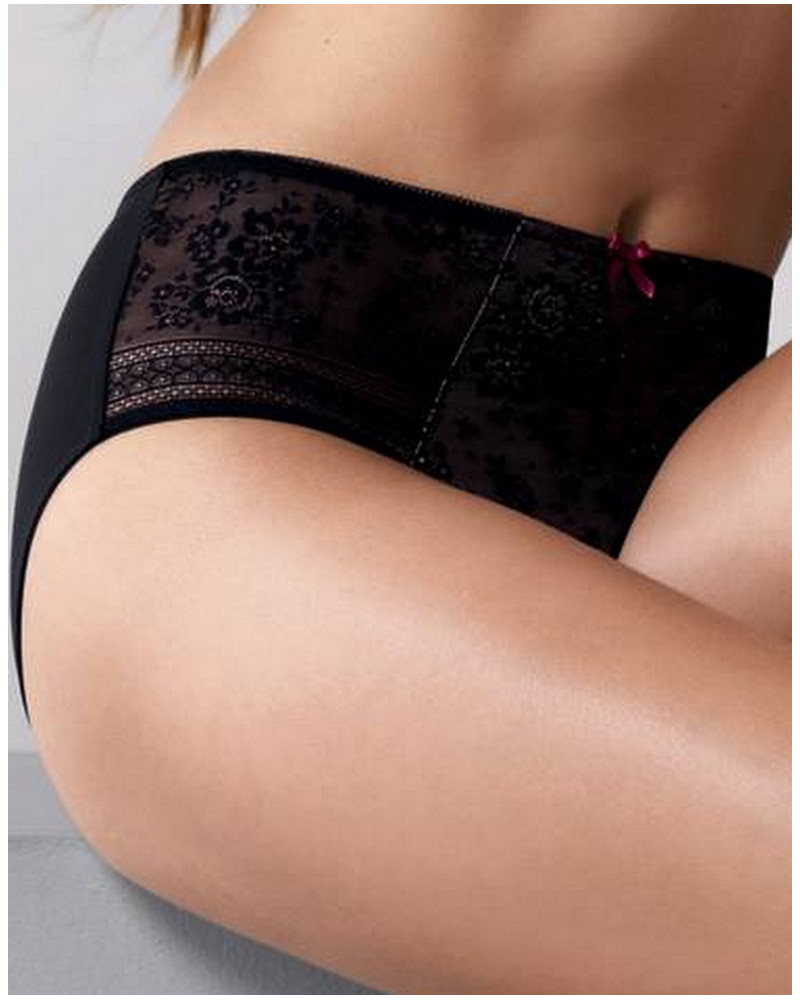 Panty Rosa Faia Fleur (Black)