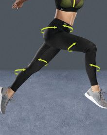 Legging de compression pour le sport Anita active (Noir)
