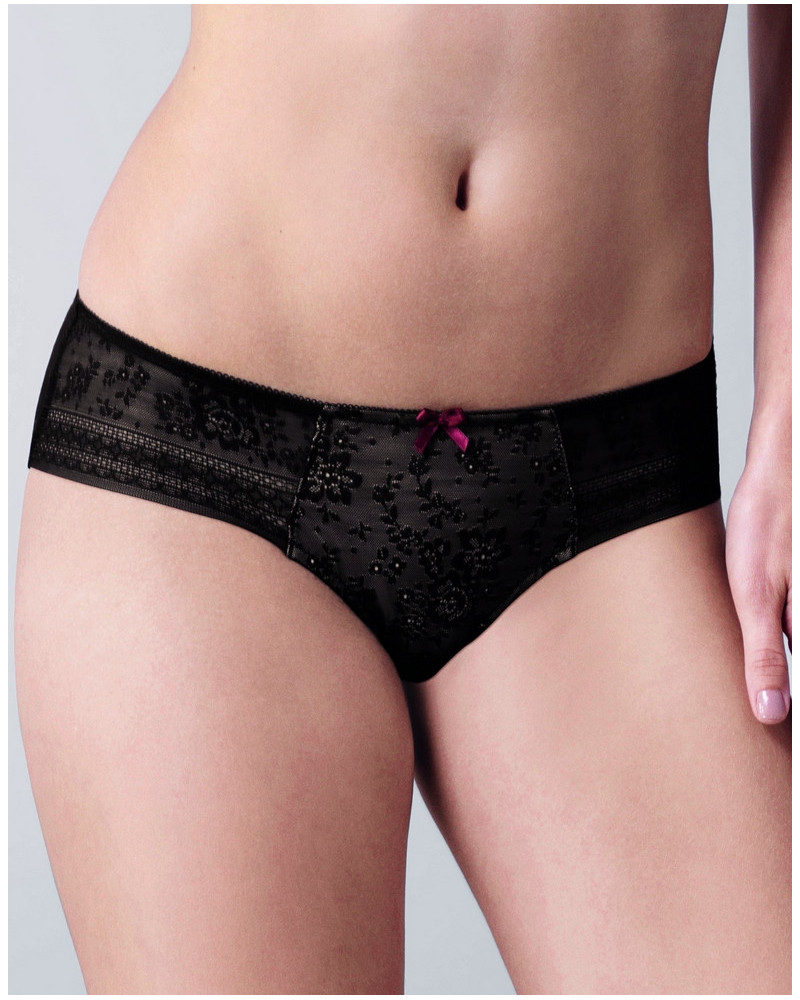 Brief Rosa Faia Fleur (Black)