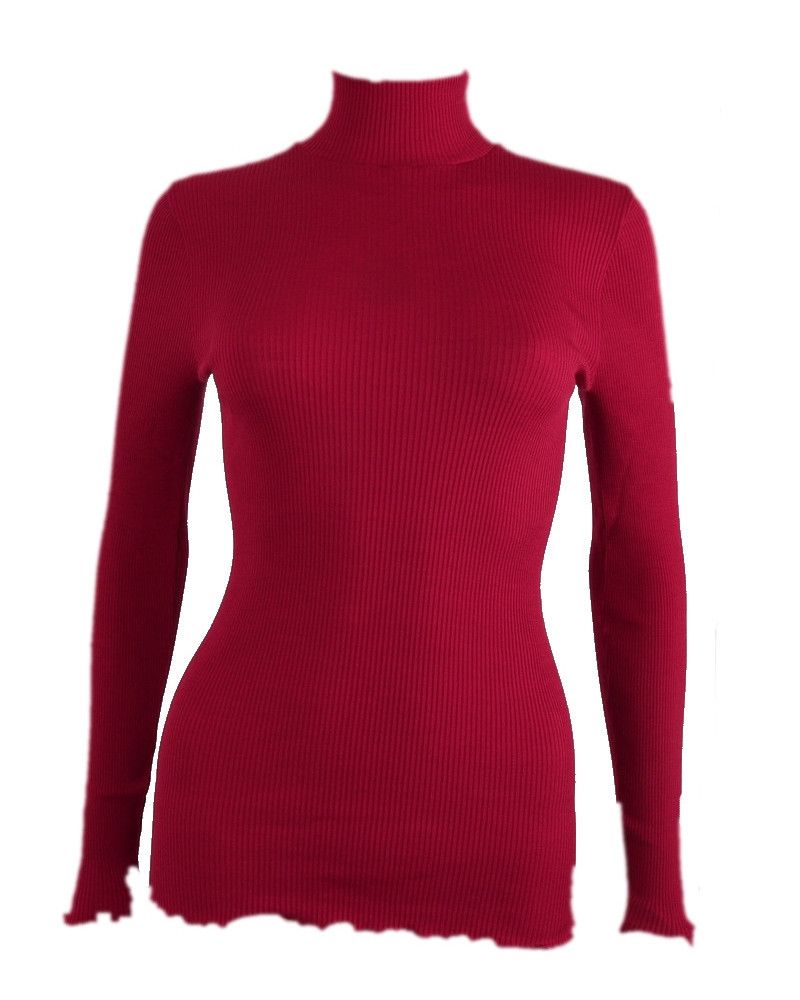 Oscalito Funnel Collar Sweater 3429 (Bordeaux)
