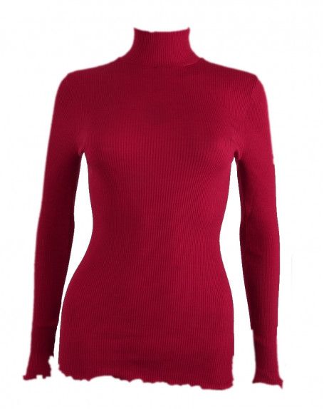 Oscalito Funnel Collar Sweater 3429 (rouge)