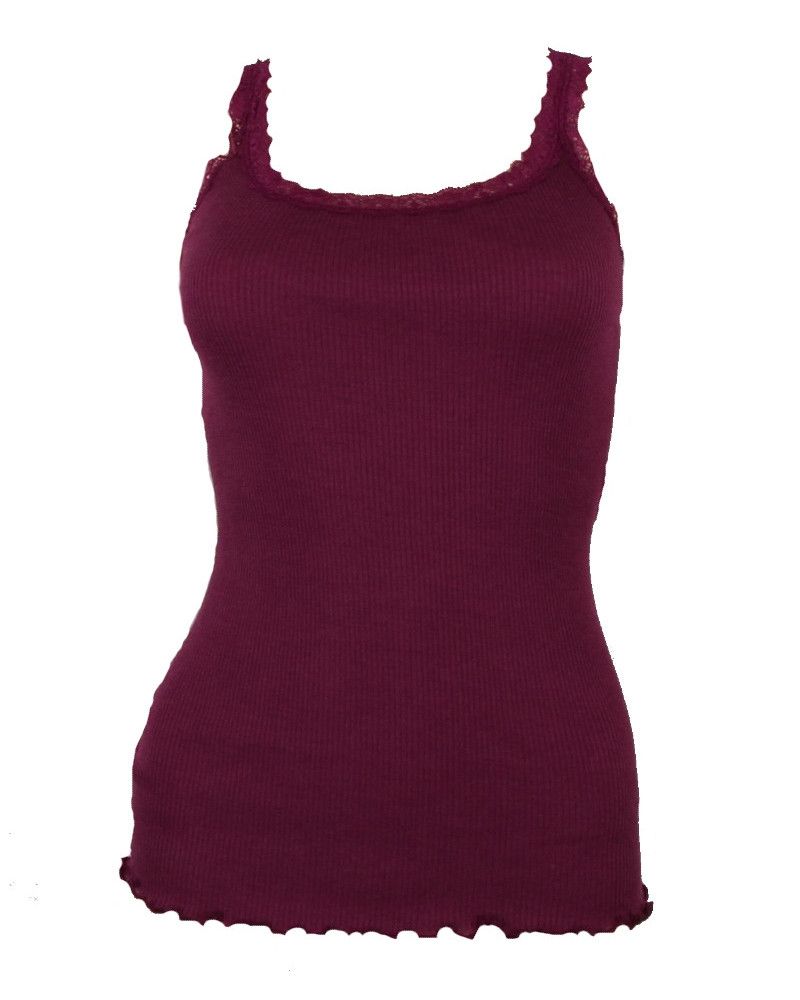 tank top lace wool & silk Moretta 5760 (Bordeaux)