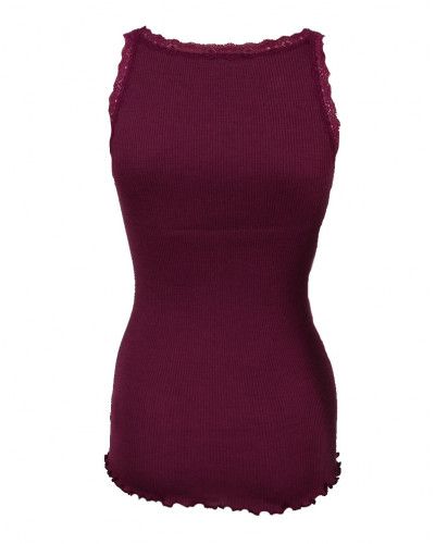 tank top lace wool & silk Moretta 5760 (Bordeaux)