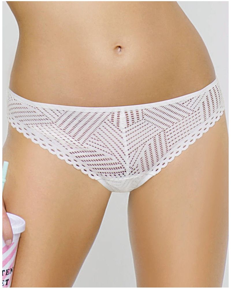Thong Antigel Tressage graphic (Tressage Blanc)