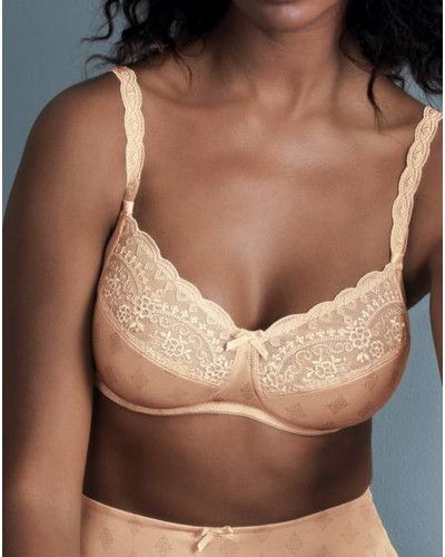 Sujetador sin aros Rosa Faia Mila (Biscuit)