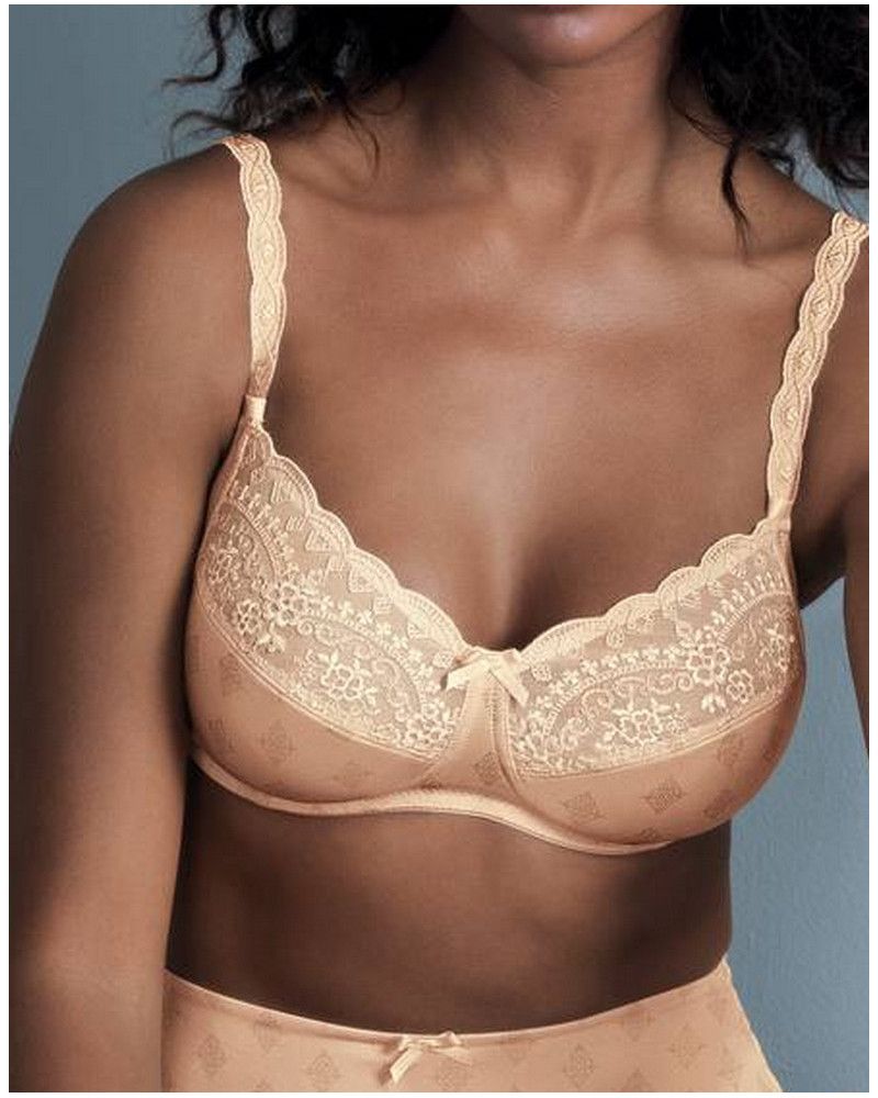 Soutien-gorge sans armature Rosa faia Mila (Biscuit)