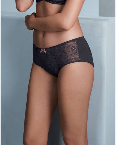Panty Rosa Faia Fleur (Anthracite)