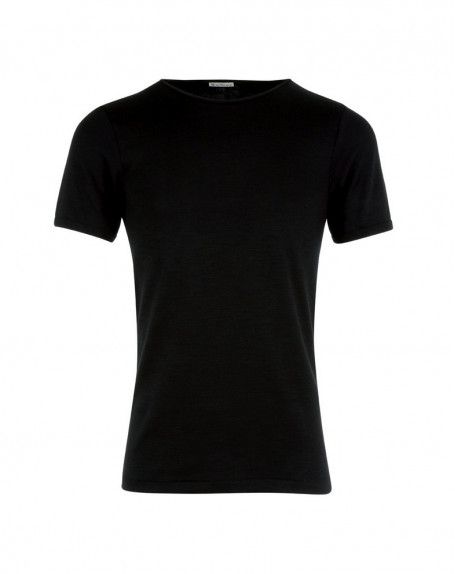 T shirt Col Rond Manches courtes Eminence (Black)