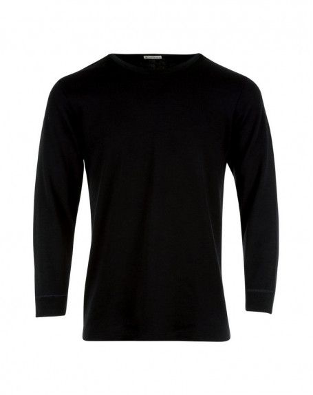 T shirt Col Rond Manches Longues Eminence (Negro)
