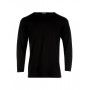 T shirt Col Rond Manches Longues Eminence (Negro)