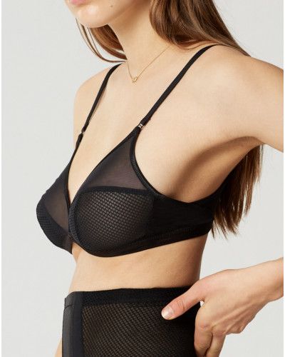 Flexible bra Maison Lejaby Silhouette (Black)