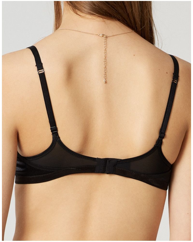 Soutien-Gorge Balconnet MAISON LEJABY Elixir 95B Noir - Coque Armature - Neuf Étiqueté