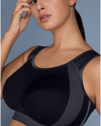 Sport bra Anita Extreme Control (Noir et Gris)