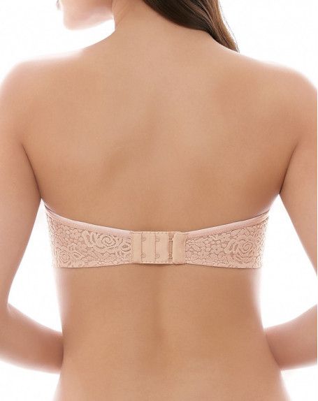Strapless Bra Wacoal Halo Lace (Naturally Nude)