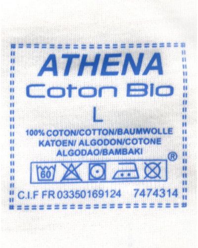 Set of 2 Athena V-neck T-shirts Organic Cotton (White)