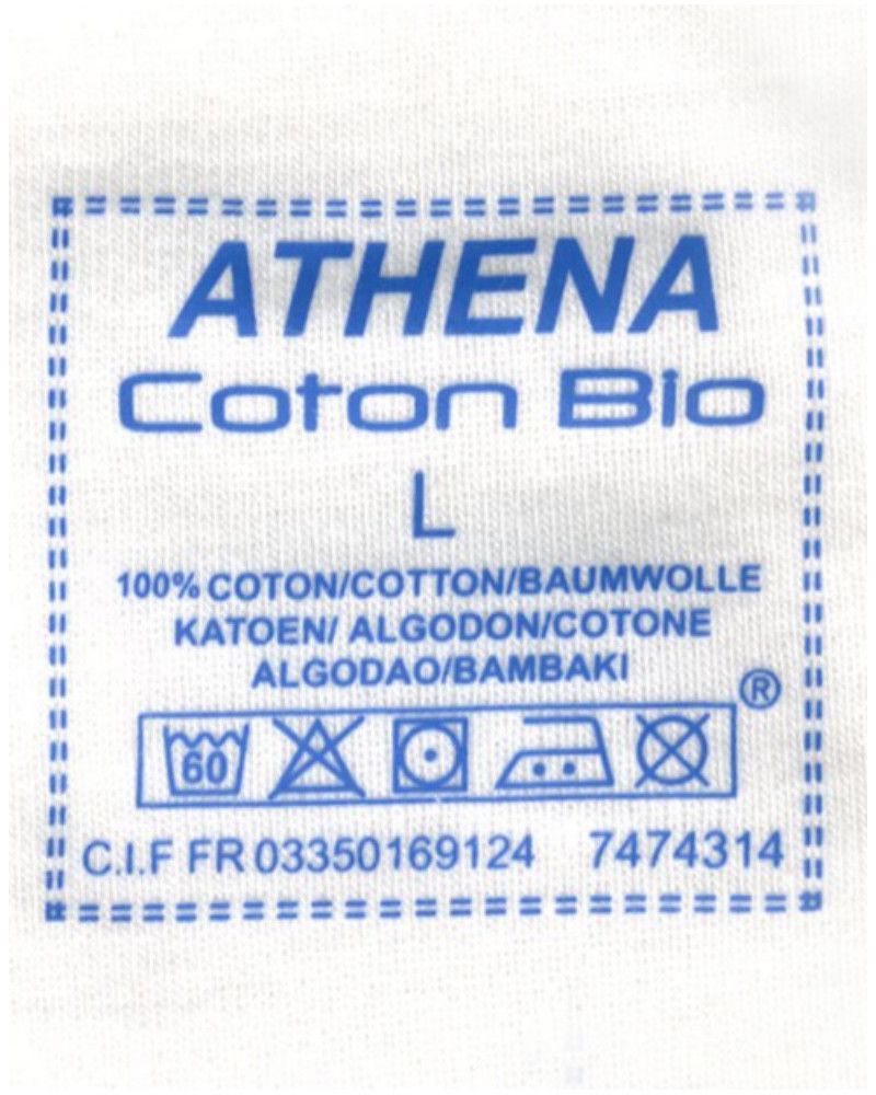 Set of Athena V-neck T-shirts Organic Cotton (White)