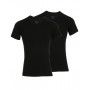 Set of 2 Athena V-neck T-shirts Organic Cotton (Black)