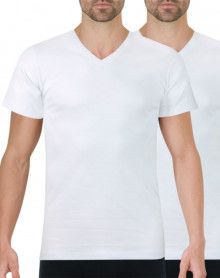 Conjunto de 2 camisetas Athena 100% algodón (Blanco)