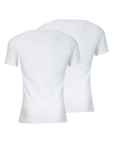 Lot of 2 Athena 100% organic cotton round neck t-shirts (White)