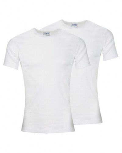 Lot of 2 Athena 100% organic cotton round neck t-shirts (White)