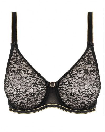 Underwired molded seamless bra Empreinte Allure (Black)